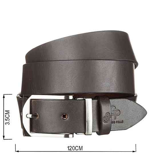 Ремень Grande Pelle 11054 Коричневый Киев