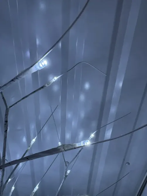 Гирлянда-дерево 1,5м 100 LED ламп белый свет для праздничного декора, TREE-1-5-W Одесса - изображение 3