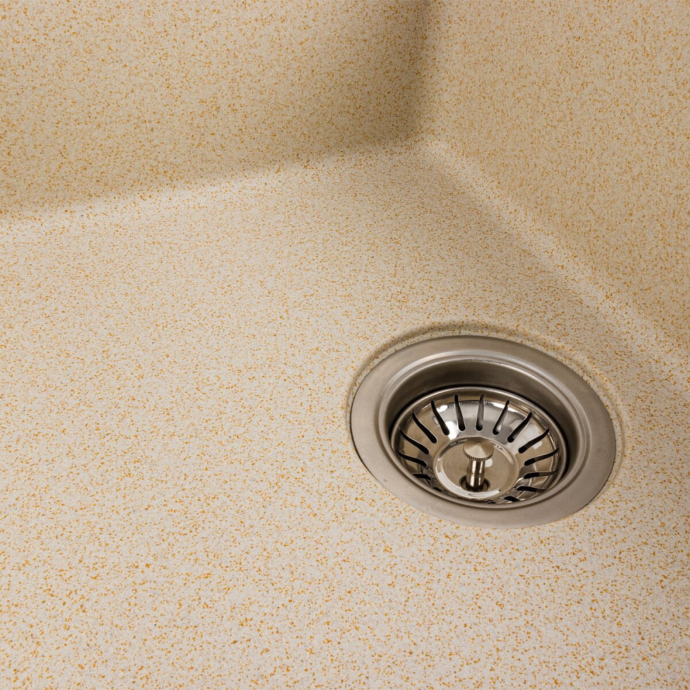 Гранітна мийка для кухні VALESO ZIRKONE 6250 матова Пісок Коломыя - изображение 3