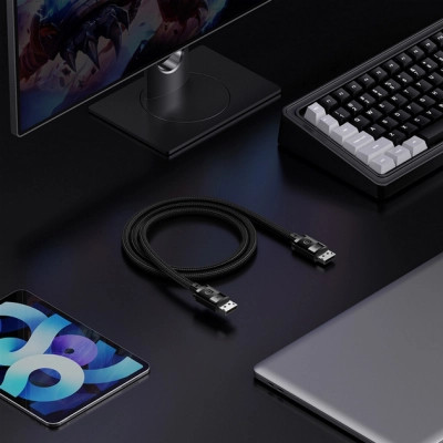 Кабель мультимедійний DisplayPort M to DisplayPort M 2.0m 8K Baseus (B00633706111-02) Вінниця - фото 6