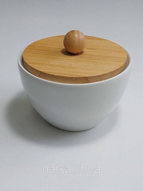 Цукорниця керамічна "Нордика" 200 мл біла Київ - фото 2