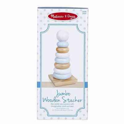 Развивающая игрушка Melissa&Doug Огромная натуральная деревянная пирамидка (MD30540) Винница