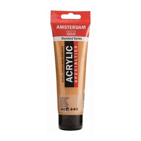 Краска акриловая AMSTERDAM (803) Золотой темный 120 мл Royal Talens Киев