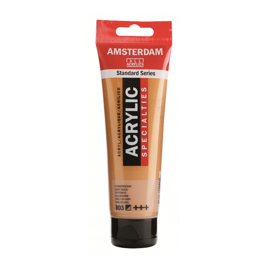 Краска акриловая AMSTERDAM (803) Золотой темный 120 мл Royal Talens Киев - изображение 1