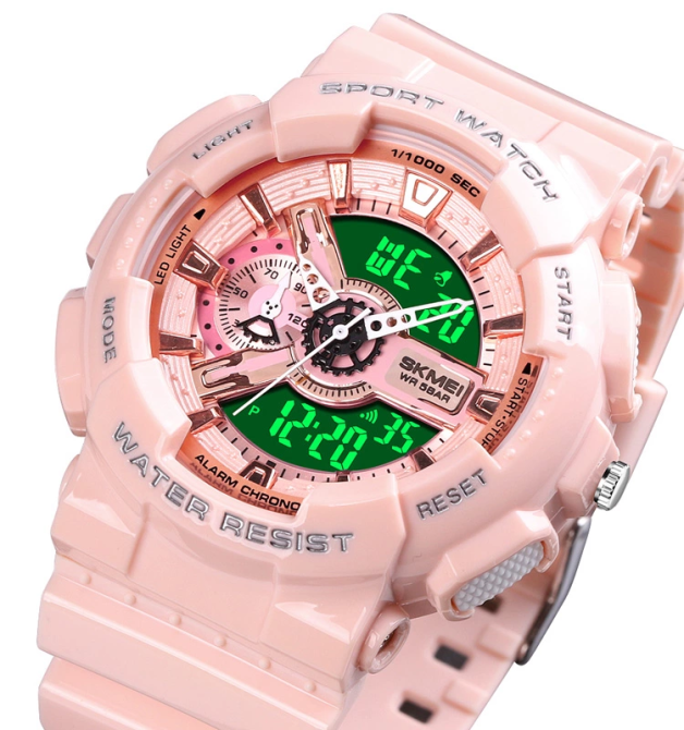 Наручний тактичний годинник Skmei 1688 (Рожевий) Вінниця - фото 4