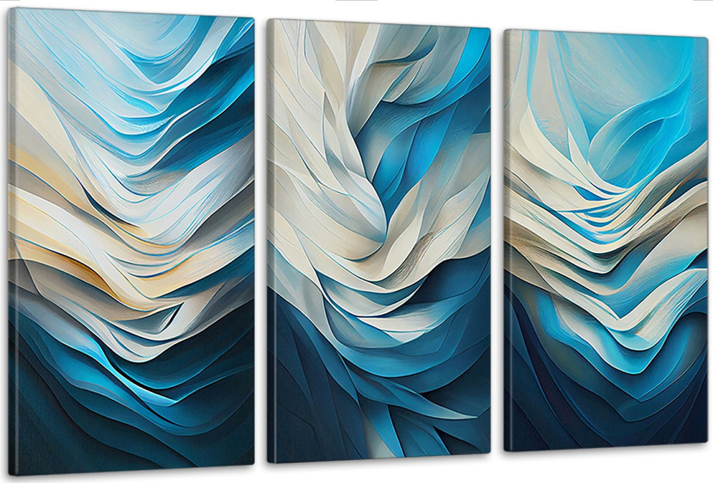 Модульная картина в гостиную / спальню  Абстракція   ART-136_3A 70х130 см Киев - изображение 1