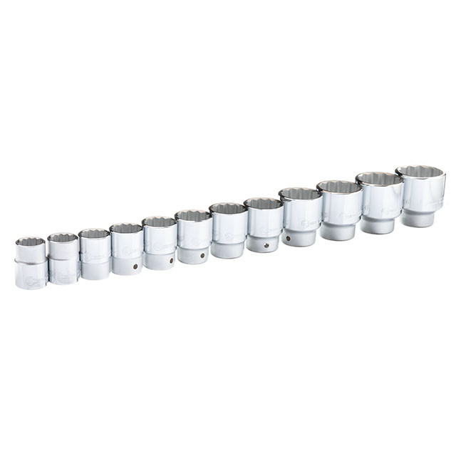 Набір інструментів, проф., 3/4", Cr-V, 26 од., головки: 22-50 мм і 7/8"-2", кейс INTERTOOL ET-6026 Київ - фото 6