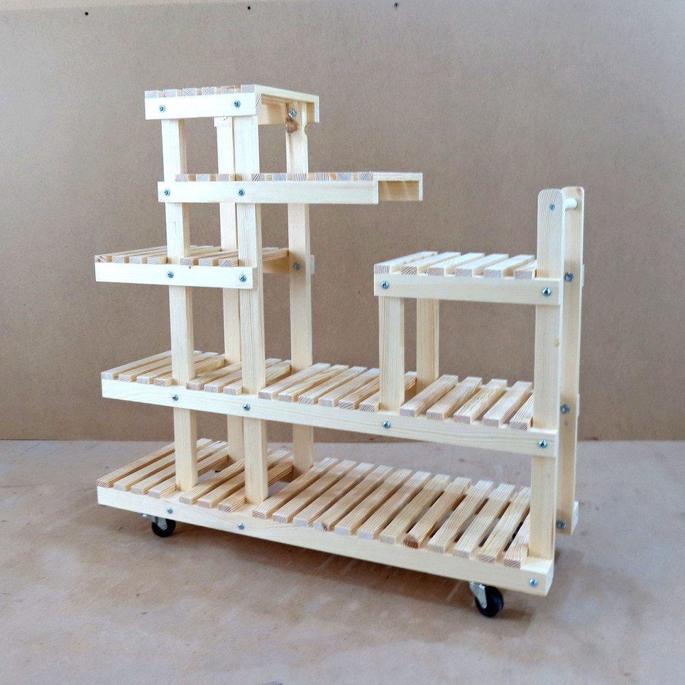 Підставка для квітів "Монтобан" бланже на коліщатках Миколаїв - фото 1