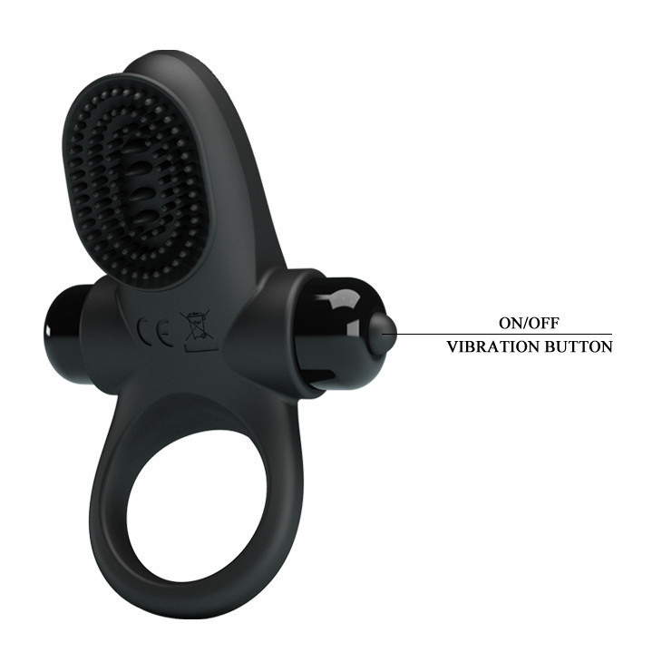 Эрекционное кольцо - Pretty Love Vibrant Penis Ring II Black Sex Aura Киев - изображение 6