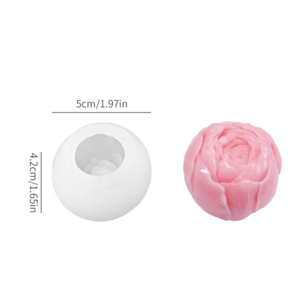 Силіконова форма для виготовлення свічки, молд для виробів із соєвого, щільного воску та парафіну 50 х 50 х 42 мм Кам'янець-Подільський - фото 4