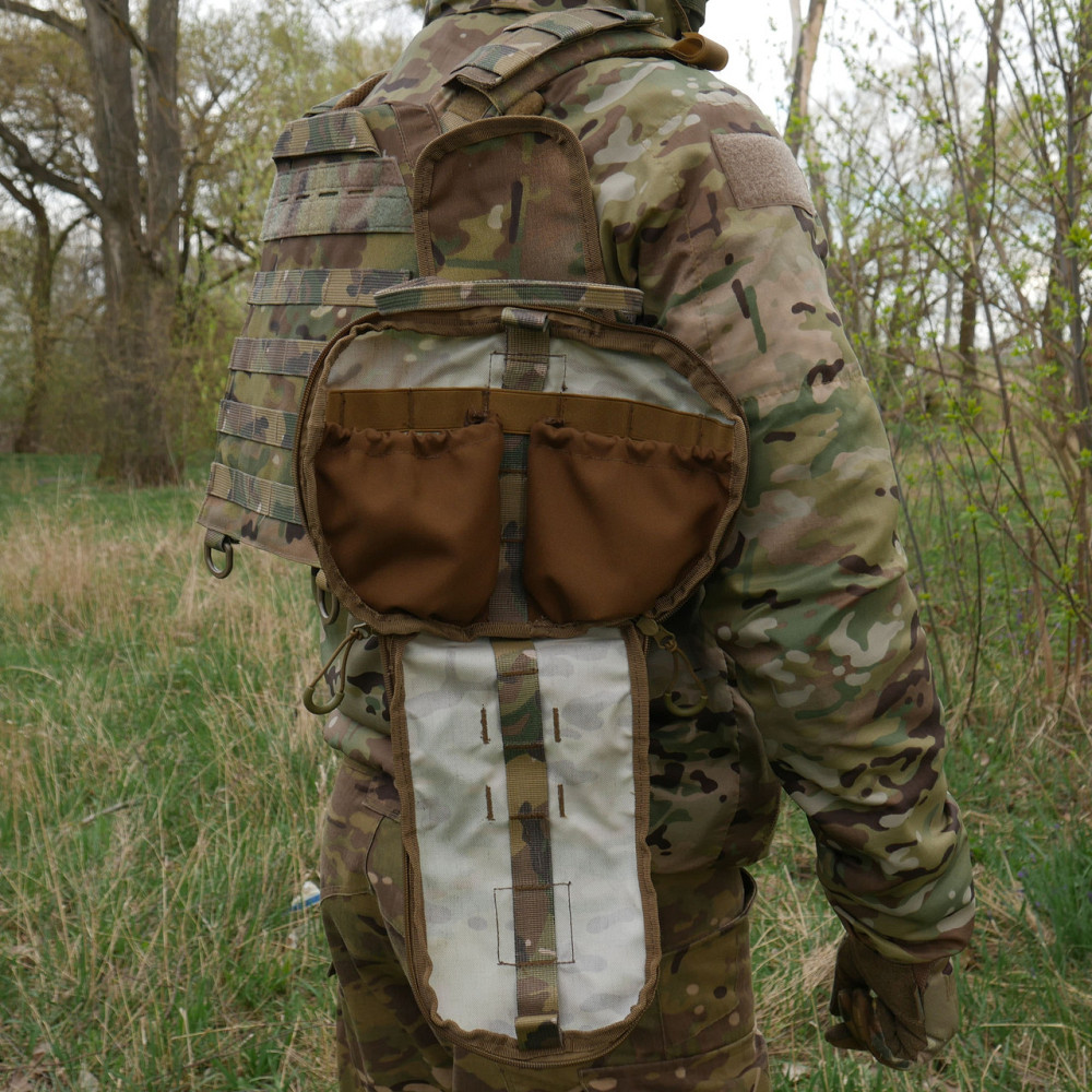 Подсумок-аптечка (быстрый сброс) Kiborg GU Cordura Multicam. Медицинский подсумок на пояс, тактическая аптечка Киев - изображение 9