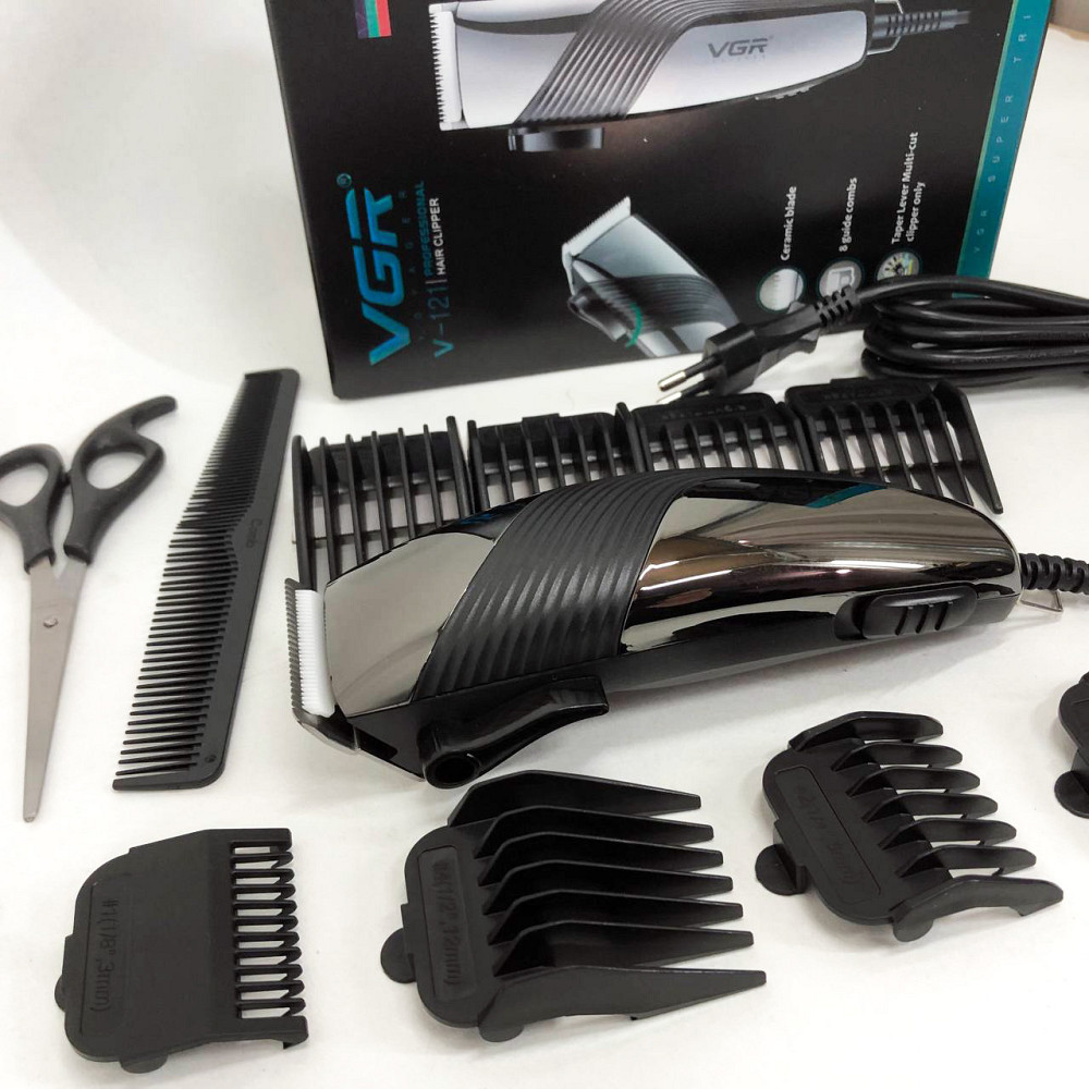 Профессиональная машинка для волос VGR, Электрическая машинка триммер для волос и бороды TA-82 Львов - изображение 9