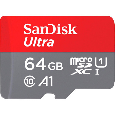 Карта памяти SanDisk 64GB microSD class 10 UHS-I Ultra (SDSQUAB-064G-GN6MA) Винница - изображение 3