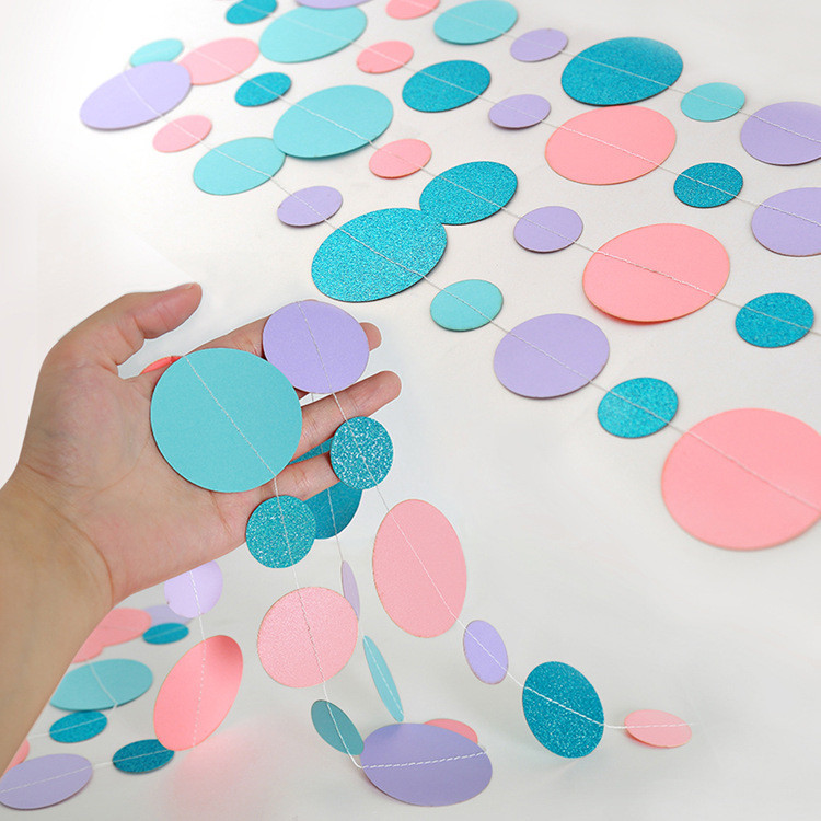 Гирлянда нитка круги 400 см разноцветный Киев - изображение 4