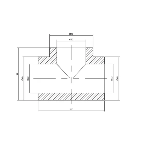 Тройник PPR Thermo Alliance 32 Київ