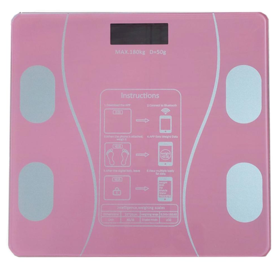 Ваги підлогові розумні 17A-C, 180 кг (0,05 кг), bluetooth Дніпро