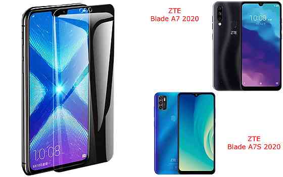 Захисне скло NeoGlass для ZTE Blade A7 2020, A7S 2020 – надпрозоре та стійке Київ