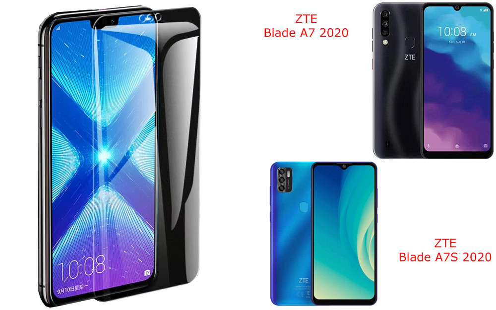 Захисне скло NeoGlass для ZTE Blade A7 2020, A7S 2020 – надпрозоре та стійке Київ - фото 2