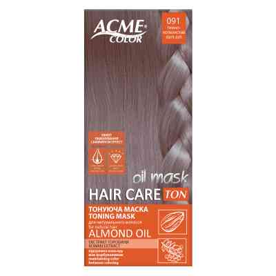 Оттеночный бальзам Acme Color Hair Care Ton Oil Mask 091 - Темно-пепельный (4823115501875) Винница