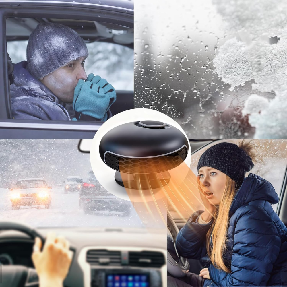 Автомобильный обогреватель 12 В 150 Вт, 2 в 1, быстрый нагрев и охлаждение, размораживание стекла, антизапотеватель, вентилятор Киев - изображение 8
