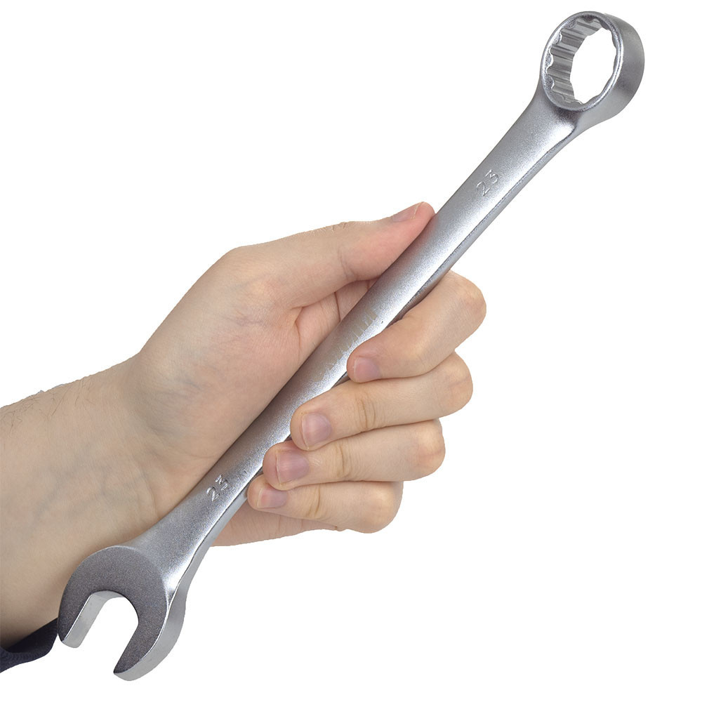 Ключ рожково-накидный 23мм CrV satine с подвесом SIGMA (6021681) Ровно - изображение 5