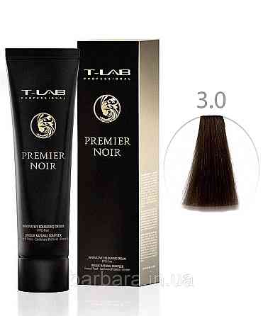 Крем-краска для волос T-LAB Professional Premier Noir Colouring Cream 3.0  темно-коричневый Киев