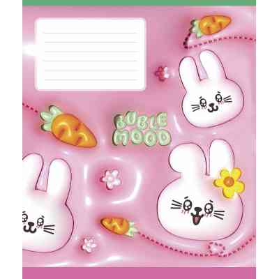 Зошит Школярик Buble mood 12 аркушів коса лінія (012-3544C) Вінниця