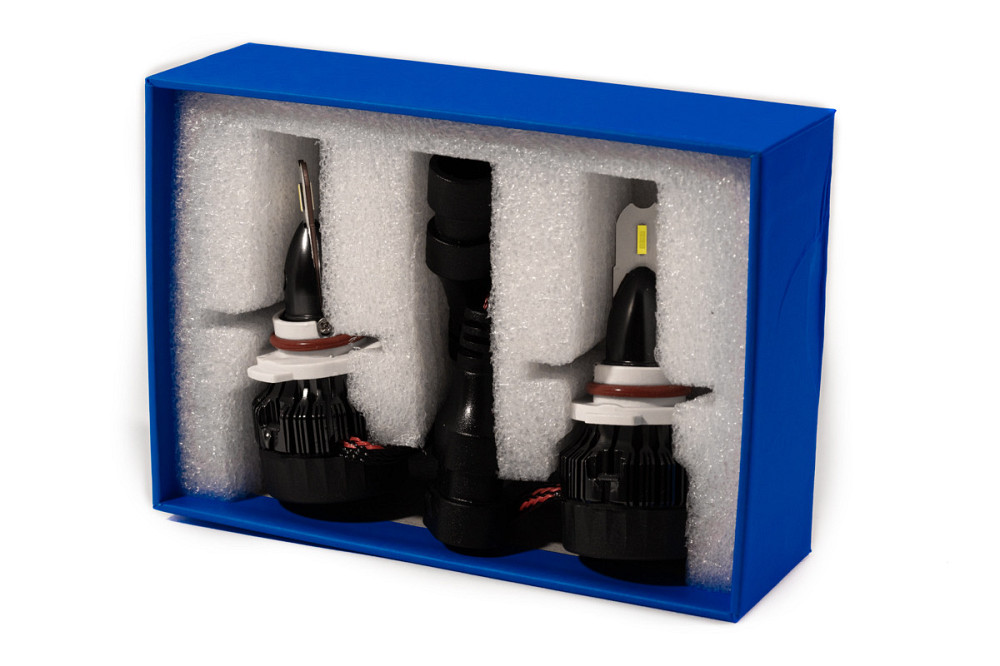 Комплект LED ламп HeadLight Mi7 HB3 (P20d) 55W 12V 4000Lm с активным охлаждением Харьков - изображение 2