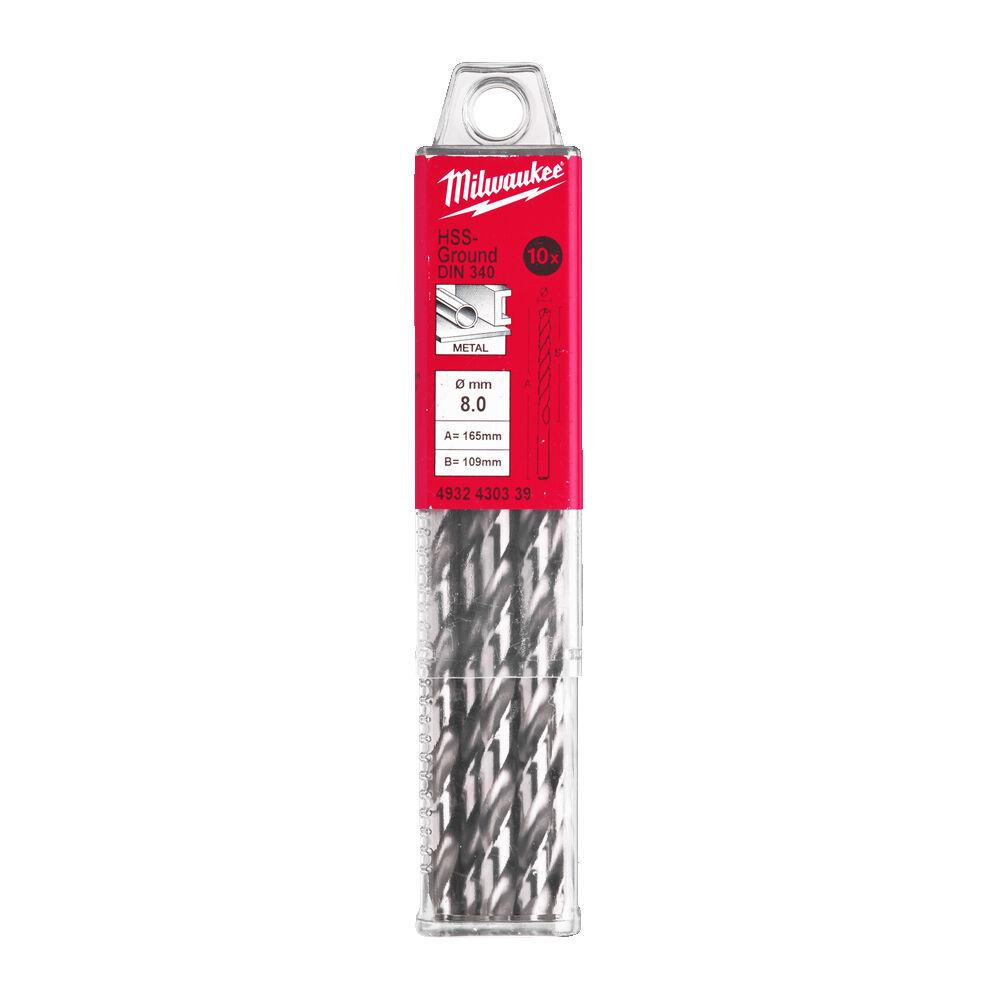 Свердло по металу HSS-G MILWAUKEE DIN340, діаметр 8,0х165мм, (10шт) Одесса - изображение 1