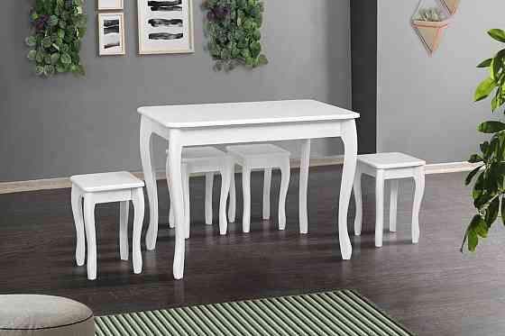 Стіл обідній СМАРТ 1000*600, ВІЛЬХА/білий матов Київ