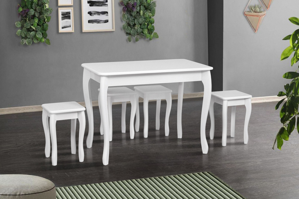 Стіл обідній СМАРТ 1000*600, ВІЛЬХА/білий матов Київ - фото 1