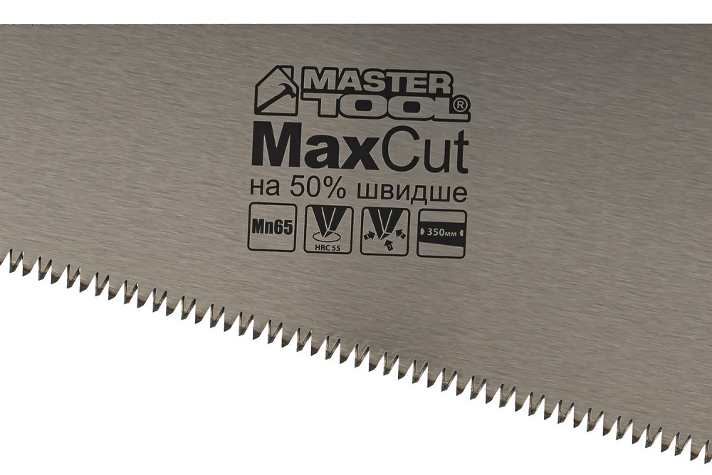 MASTERTOOL Ножівка столярна MASTERTOOL 7TPI MAX CUT 350 мм загартований зуб 3-D заточування пол Коломыя - изображение 5