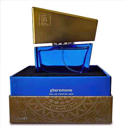 Духи з феромонами чоловічі SHIATSU Pheromone Fragrance men darkblue, 15 мл Sex Aura Київ