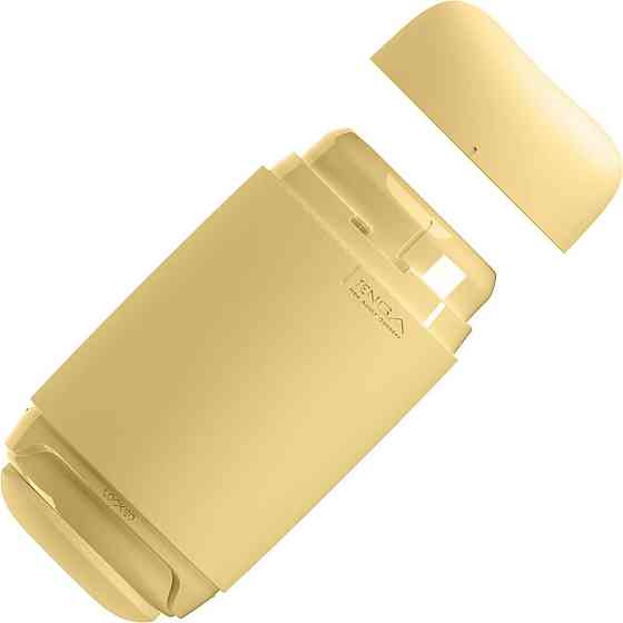 Мастурбатор TENGA PUFFY Custard Yellow, ультрамягкий материал, многоразовый, сквозной Sex Aura Киев