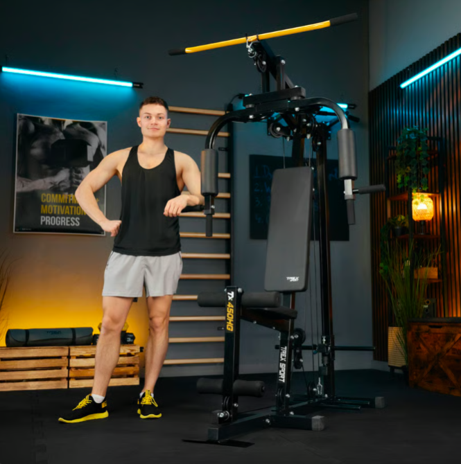 Силовая станция тренажер TX-450HG на 100 кг сверхней и нижней тягой многофункциональная для всех видов мышц Киев - изображение 10