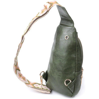 Сумка Vintage Из экокожи Зеленая (22755) Винница - изображение 6