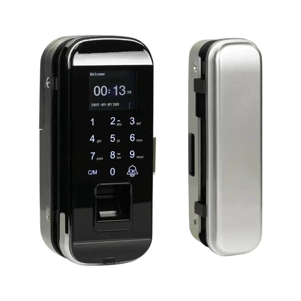 Замок біометричний автономний на скляні двері Trinix TRL-3302BG зі зчитувачем відбитків пальців і карт EM-Marine (65-00003) Киев - изображение 8