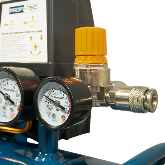 Потужний масляний PROFI-TEC OC-100V2 (100 л, 2.2 кВт, 415 л/хв) 007820 Київ