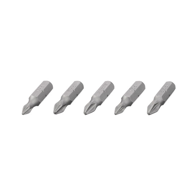 Набір викруткових насадок, PH1, PH2, PZ1, PZ2, 1/4"×25 мм, ACR, S2, 5 од., STORM Львів - фото 1