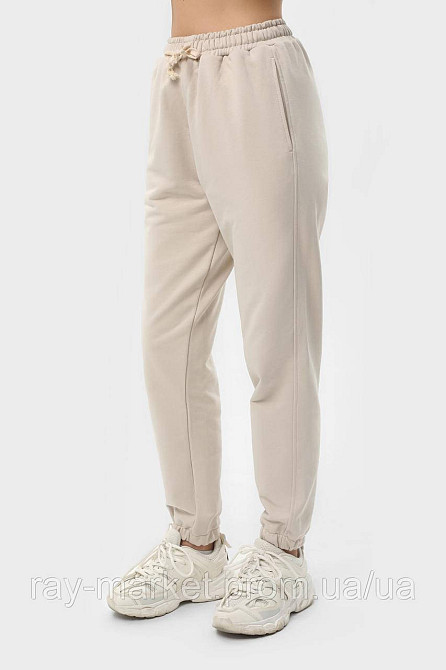 Брюки женские базовые RAY PREMIUM LOOSE бежевые (U0909W-Cream) L Киев - изображение 1