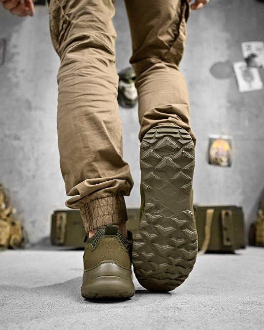 Літні тактичні кросівки PARTIOT олива ДЛ6469 Одеса - фото 12