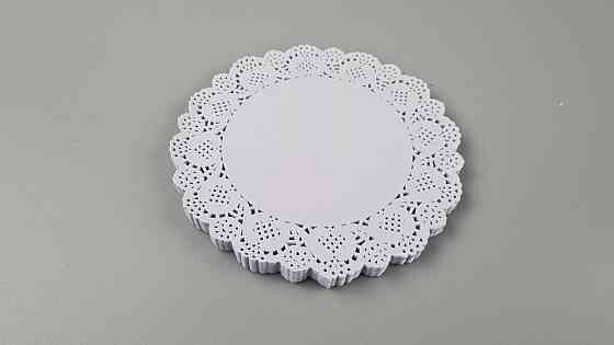 Салфетка ажурная Ф16,5 (100шт) белая (1 пачка) Харьков