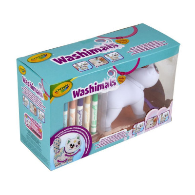 Набір для творчості Crayola Washimals Котик- велетень, з фломастерами 5 шт (74-7518) Вінниця - фото 7