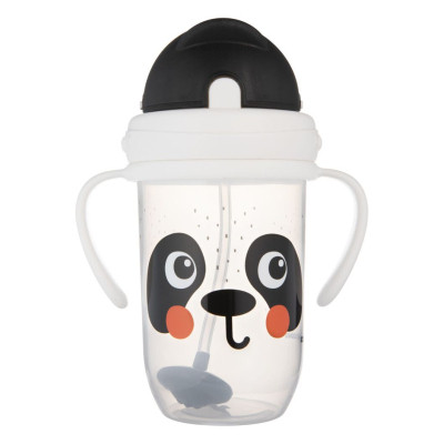 Поїльник-непроливайка Canpol babies BabiesBo з трубочкою і обтяжувачем, 270 мл, панда (56/617_whi) Вінниця - фото 4