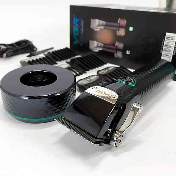 Професійна окантовочна машинка для стрижки волосся VGR V-682, Бездротовий тример для стрижки та гоління LD-62 Київ