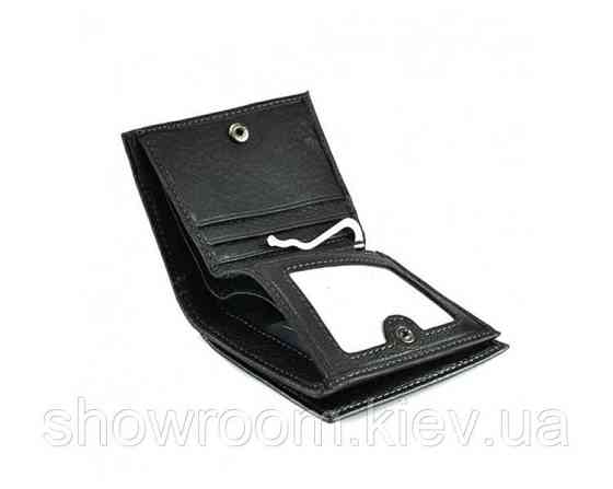 Функциональный зажим для денег Leather Collection (390) black Киев