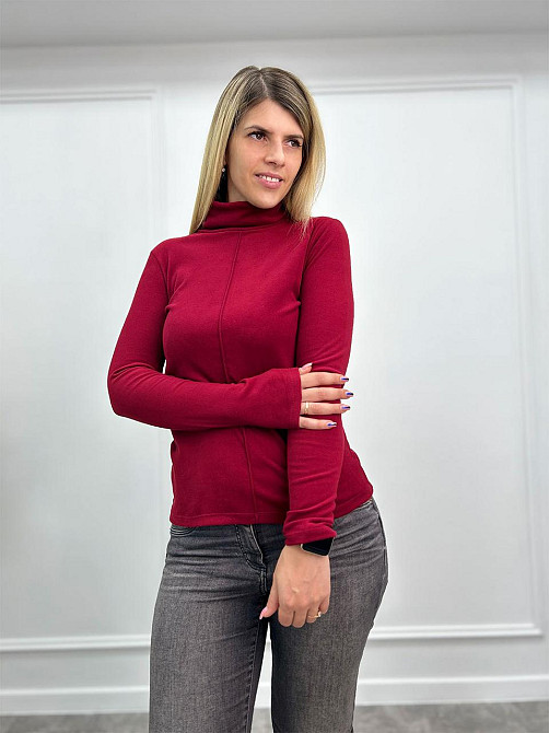 Жіноча тепла базова водолазка "Kelly" оптом| Батал Київ - фото 2