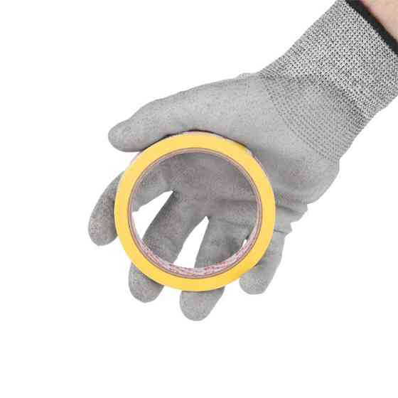 Лента малярная 19мм, 20м, желтая INTERTOOL DM-1920 Киев