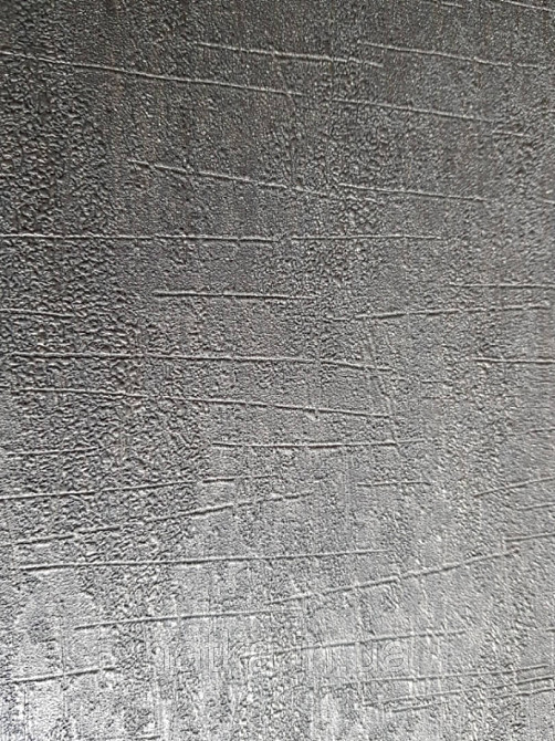 Шпалери вінілові на флізеліні Marburg Loft 0.53х10 темно-коричневі під штукатурку Київ - фото 2