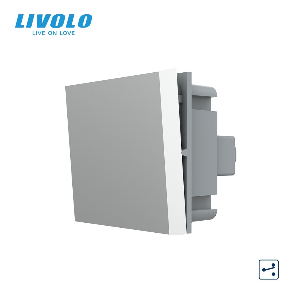 Прохідний вимикач LIVOLO, сірий, модуль без рамки (VL-FCMKS-2IP) Коломыя - изображение 8